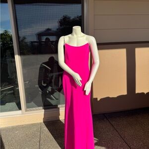 AQUA Pink Formal Maxi Dress
